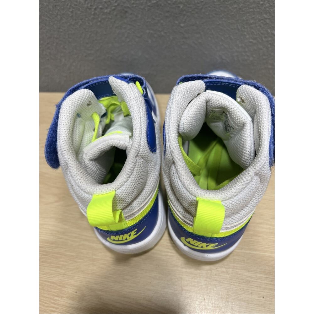 Nike Court Borough Low 2 SE Grade School Kids' Shoes Astronomy Blue Size 3.5Y - Picture 6 of 10
